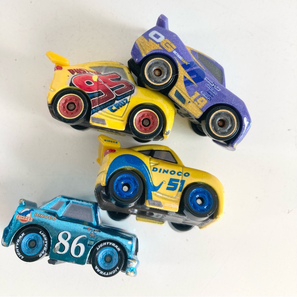 Disney Pixar Cars Movie Mini Racers Diecast Cars Toys Lot of 4 - Picture 6 of 14